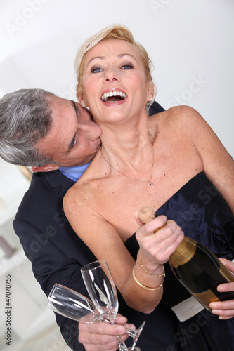 Photo: A kiss on the neck A kiss on the neck