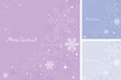vector winter background of snowflakes