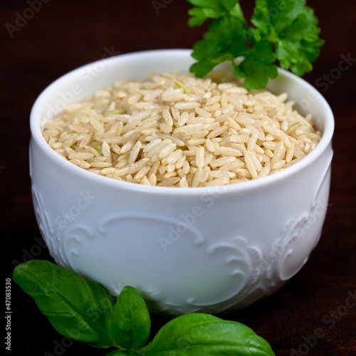 Photo: Brown rice Brown rice