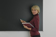 Lehrerin an Tafel