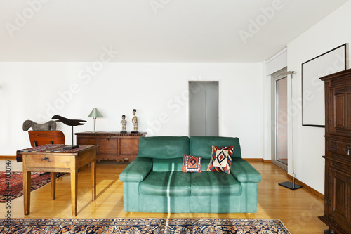 Photo: beautiful apartment interior, ethnic furniture beautiful apartment interior, ethnic furniture
