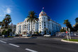 Luxury Hotel Negresco on English Promenade in Nice, French Rivie