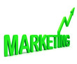 Green Marketing Word Means Promotion Sales And Advertising