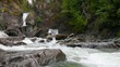 Liberty Cap waterfall,Alaska