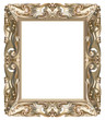 Cadre baroque or pâle, de style italien