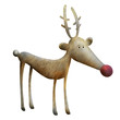 Illustration: Reindeer illustration Reindeer illustration