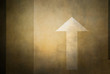 Wall with arrow