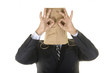 Photo: Unsuccessful visionless businessman Unsuccessful visionless businessman