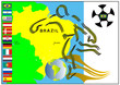 Fußball in Südamerika - Brasilien
