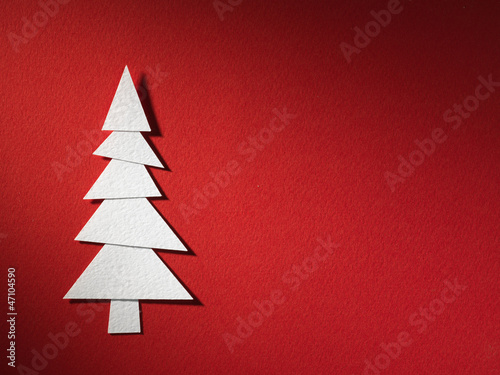 Photo: Christmas tree paper Christmas tree paper