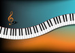 Teal And Orange Background Cur...