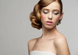 Photo: Woman with makeup and hairstyle Woman with makeup and hairstyle