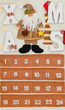 Christmas advent calendar