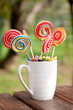lolliops with dragees