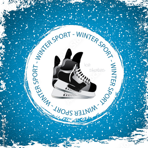 Vector: Winter sport background Winter sport background