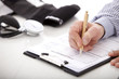 Writing medical information