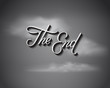 Movie ending still - Editable Vector.