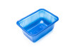 plastic container isolated on white