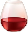 Vector: Glass with red wine Glass with red wine
