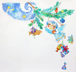 Watercolor drawing