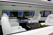 Luxurious plane interior