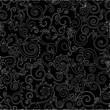 Seamless black and white swirl pattern