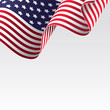 American flag vector illutration