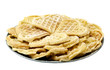 Waffles on white