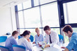 business people in a meeting at office