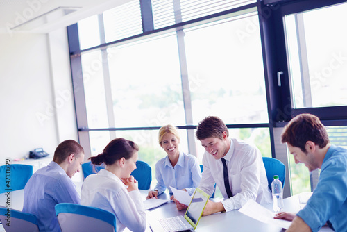 Photo: business people in a meeting at office business people in a meeting at office