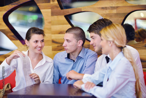 Photo: business people in a meeting at office business people in a meeting at office
