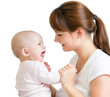 Photo: Loving mother playing with her baby Loving mother playing with her baby