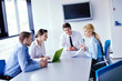 business people in a meeting at office