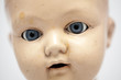 Child's baby doll face