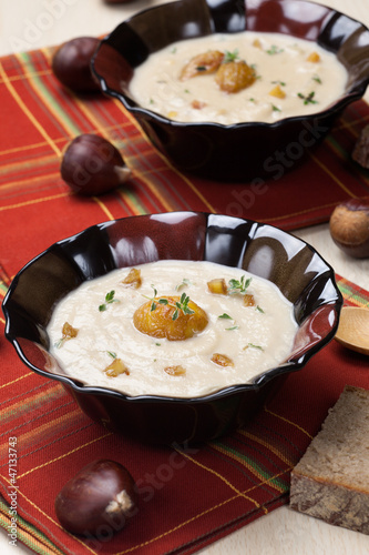 Photo: Chestnut Kohlrabi Soup Chestnut Kohlrabi Soup