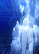 Illustration: Man and sky Man and sky