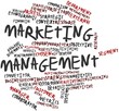 Word cloud for Marketing management