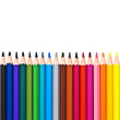 Photo: Crayons de couleur horizontal Crayons de couleur horizontal