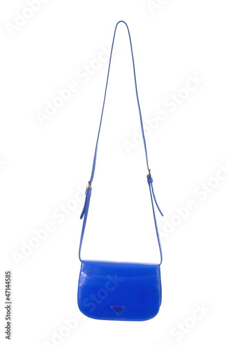 Photo: Elegant woman bag isolated on white Elegant woman bag isolated on white