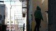 Smoke Break in Alley