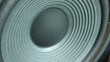 Speaker Vibrating Closeup