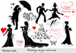 Collection of wedding design elements