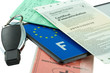 immatriculation véhicule, clé, carte grise, permis ...