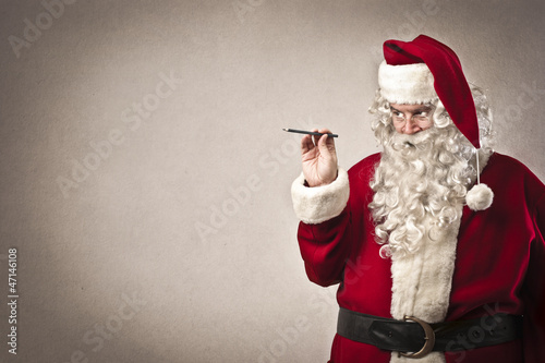 Photo: Writing Santa Claus Writing Santa Claus