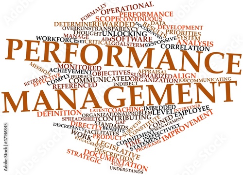 Illustration: Word cloud for Performance management Word cloud for Performance management
