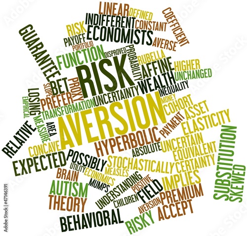 Illustration: Word cloud for Risk aversion Word cloud for Risk aversion