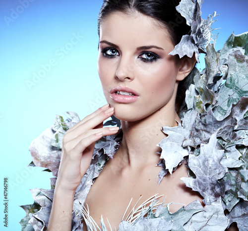 Photo: Winter Girl in Luxury fantasy Coat Winter Girl in Luxury fantasy Coat