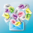 E-mail spreading through network