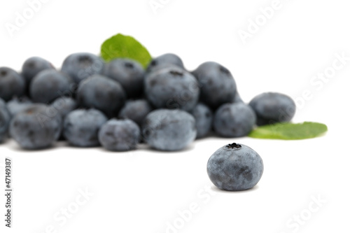 Photo: Pile of ripe blueberry Pile of ripe blueberry