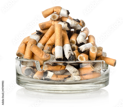Photo: Ashtray and cigarettes Ashtray and cigarettes